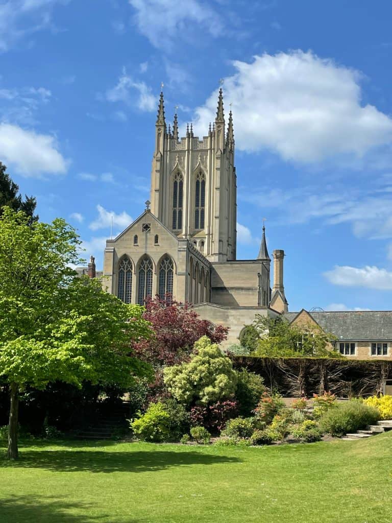Bury St Edmunds Abbey Gardens, Suffolk – local area served by a McKenzie Friend for family court support